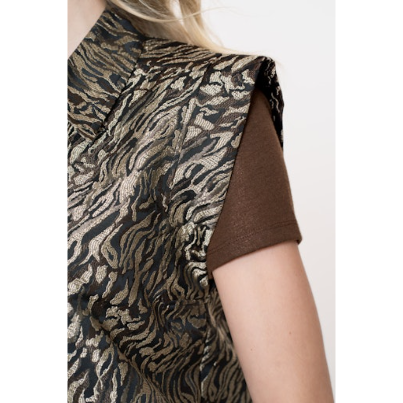 Geisha Gilet 55715-20 Bruin
