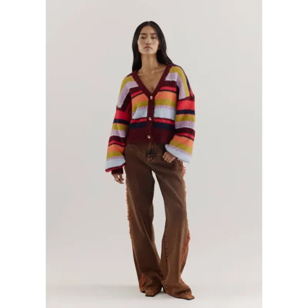 Harper-&-Yve_AutumnWinter-2025_1255_AW25W800_4 Harper&Yve Blouse AW25W800 Noor 1255 Stripe Multicolour