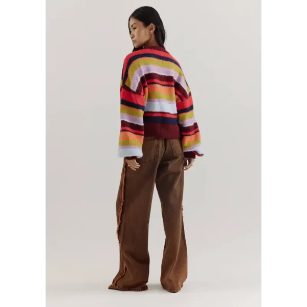 Harper-&-Yve_AutumnWinter-2025_1255_AW25W800_6 Harper&Yve Blouse AW25W800 Noor 1255 Stripe Multicolour