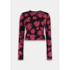 Harper&Yve Longsleeve AW25T505 1256 Rood/Roze Dessin