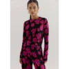 Harper&Yve Longsleeve AW25T505 1256 Rood/Roze Dessin