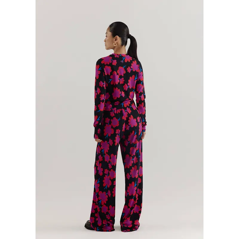 Harper&Yve Longsleeve AW25T505 1256 Rood/Roze Dessin