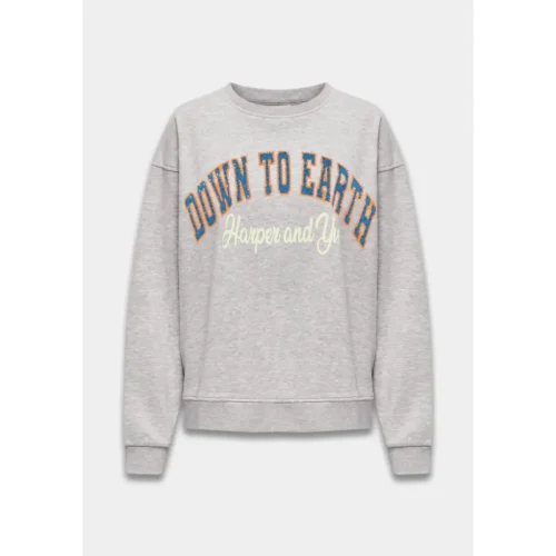 Harper&Yve Sweater AW25Y507 Downtoearth  1303 Grey Melee