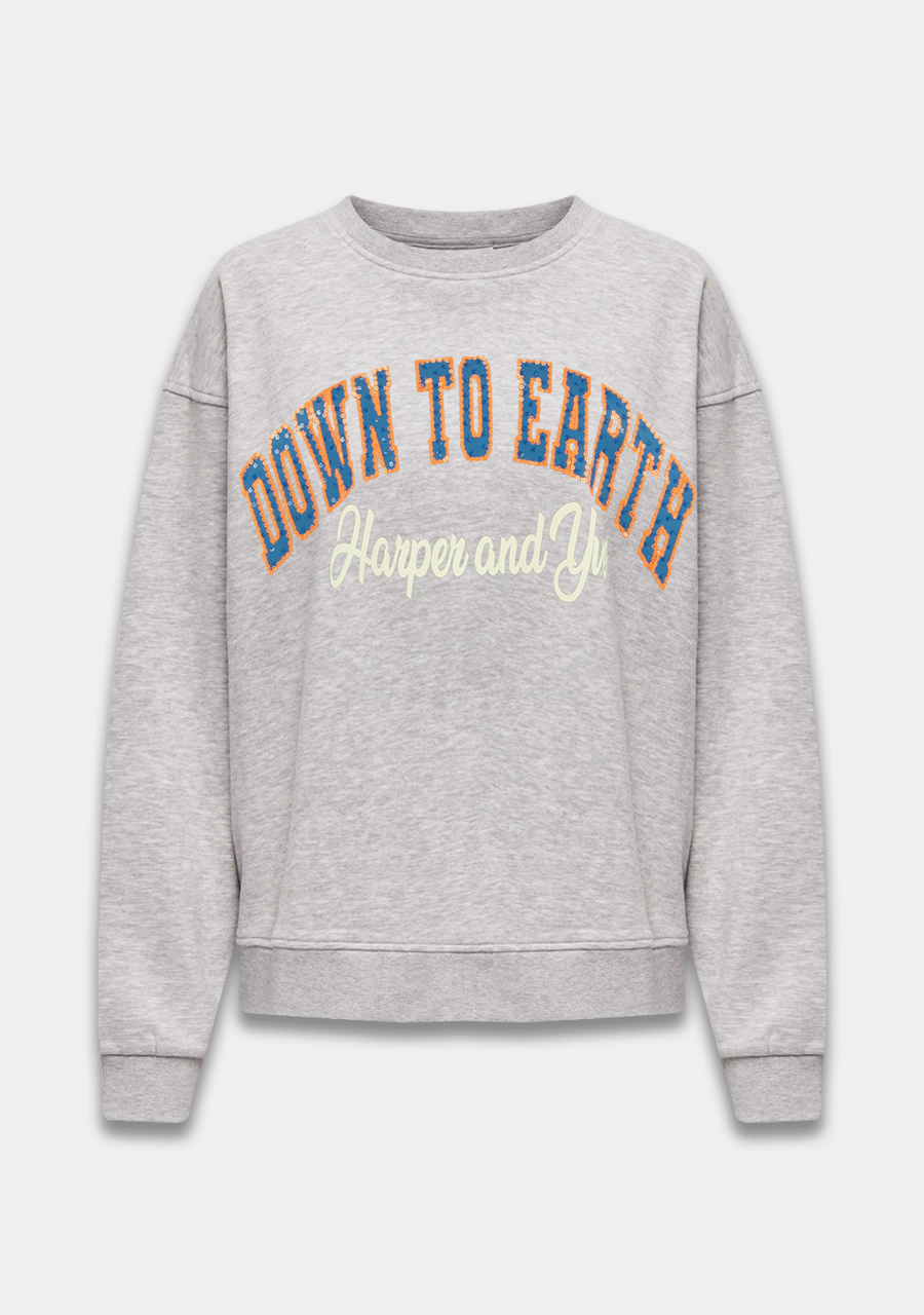 Harper&Yve Sweater AW25Y507 Downtoearth  1303 Grey Melee