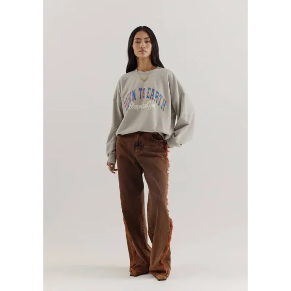 Harper-&-Yve_AutumnWinter-2025_1303_AW25Y507_3 Harper&Yve Sweater AW25Y507 Downtoearth 1303 Grey Melee