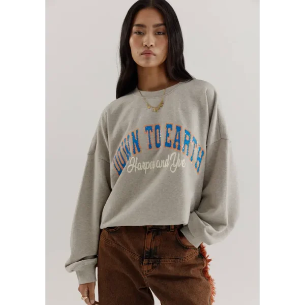 Harper-&-Yve_AutumnWinter-2025_1303_AW25Y507_4 Harper&Yve Sweater AW25Y507 Downtoearth 1303 Grey Melee