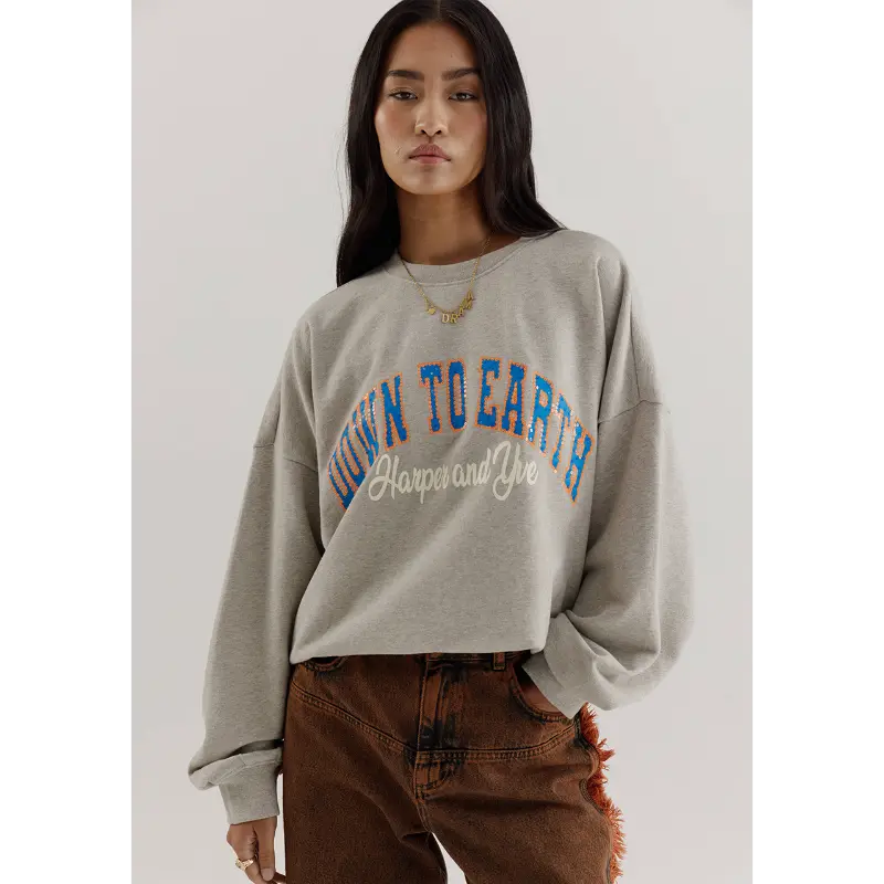 Harper&Yve Sweater AW25Y507 Downtoearth  1303 Grey Melee