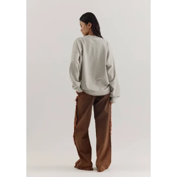 Harper-&-Yve_AutumnWinter-2025_1303_AW25Y507_6 Harper&Yve Sweater AW25Y507 Downtoearth 1303 Grey Melee