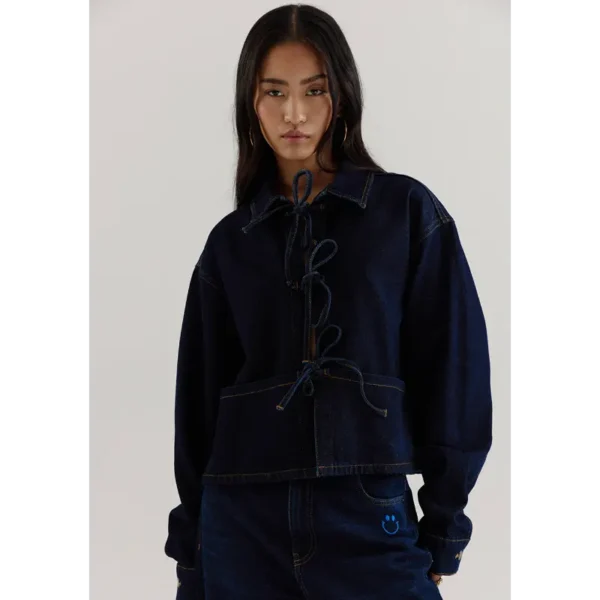 Harper-&-Yve_AutumnWinter-2025_407_AW25R201_3 Harper&Yve Jacket AW25R201 Wally 407 Dark Blue