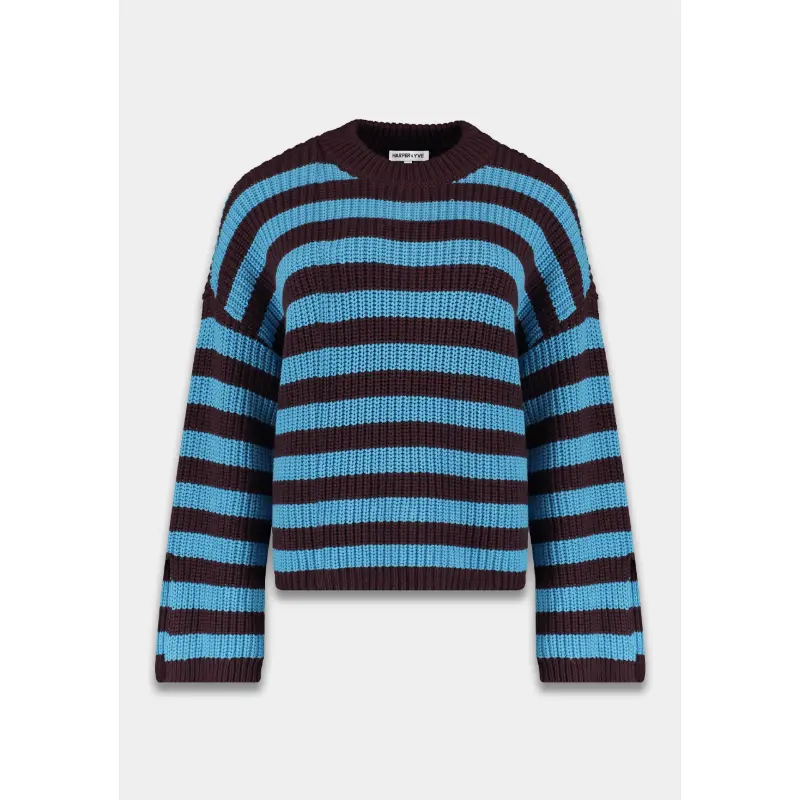 Harper&Yve Sweater AW25W501 Alice 426 Azure Blue