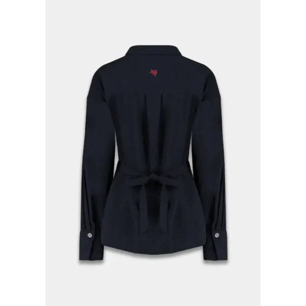 Harper&Yve Blouse aw25p600 429 night blue Blauw