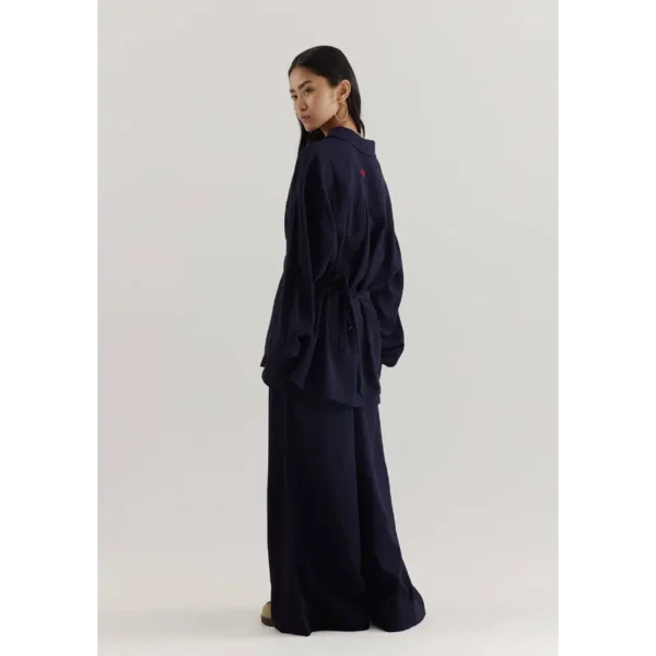 Harper&Yve Blouse aw25p600 429 night blue Blauw