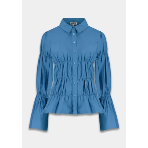 Harper&Yve Blouse AW25P616 Senna 430 Vintage Blue