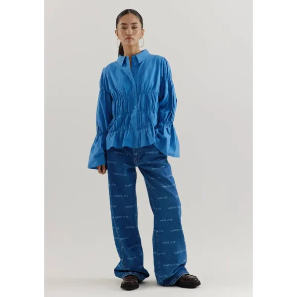 Harper&Yve Blouse AW25P616 Senna 430 Vintage Blue