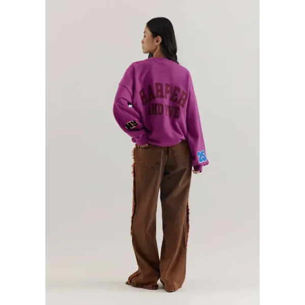 Harper&Yve Sweater AW25Y513 934 Violet Dream Paars