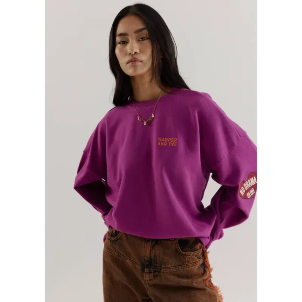 Harper&Yve Sweater AW25Y513 934 Violet Dream Paars