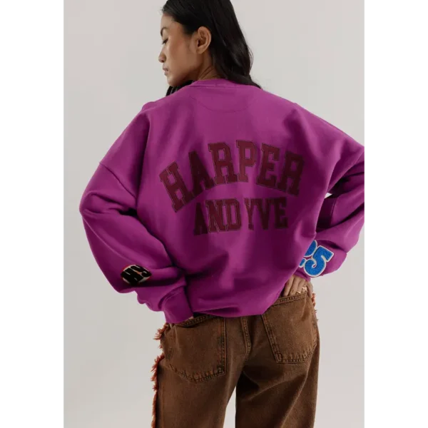 Harper&Yve Sweater AW25Y513 934 Violet Dream Paars