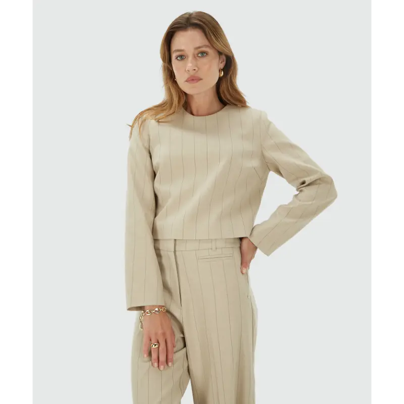 Josh V Top Vivanna JV-2509-0104 531 Light Beige