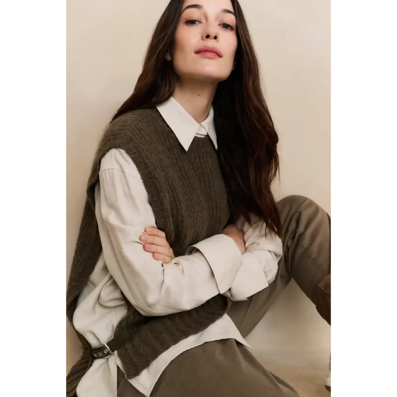 Yaya Sweater 01-000495-509 99008 Bruin