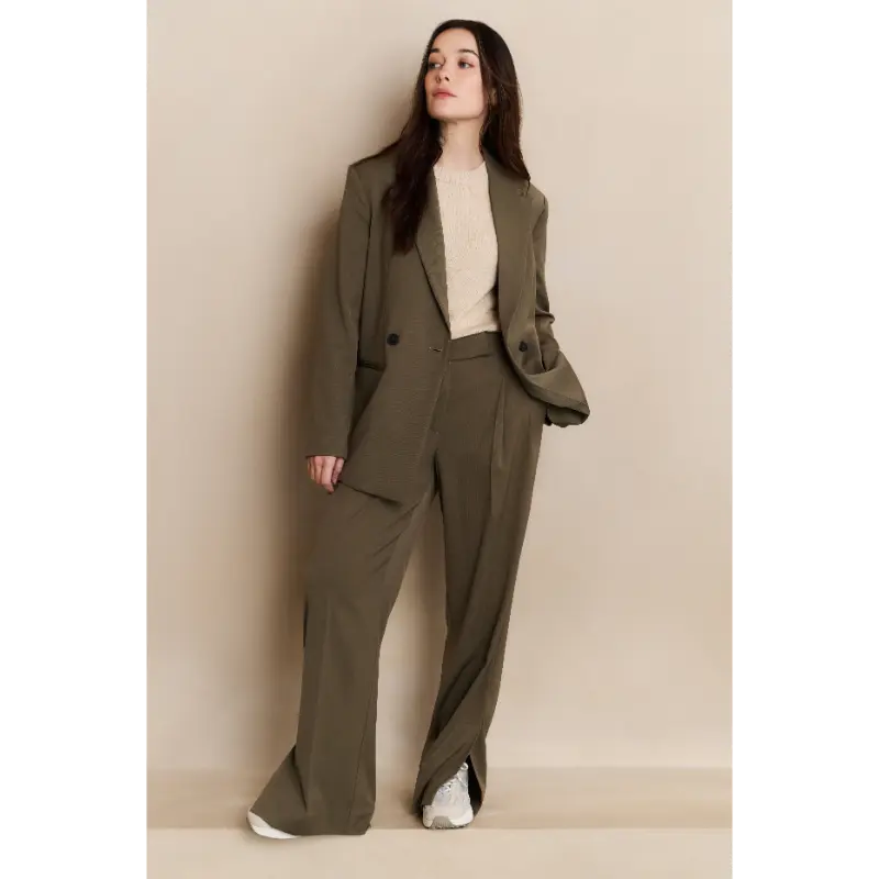 Yaya Broek 01-301151-509 80820 Groen Dessin