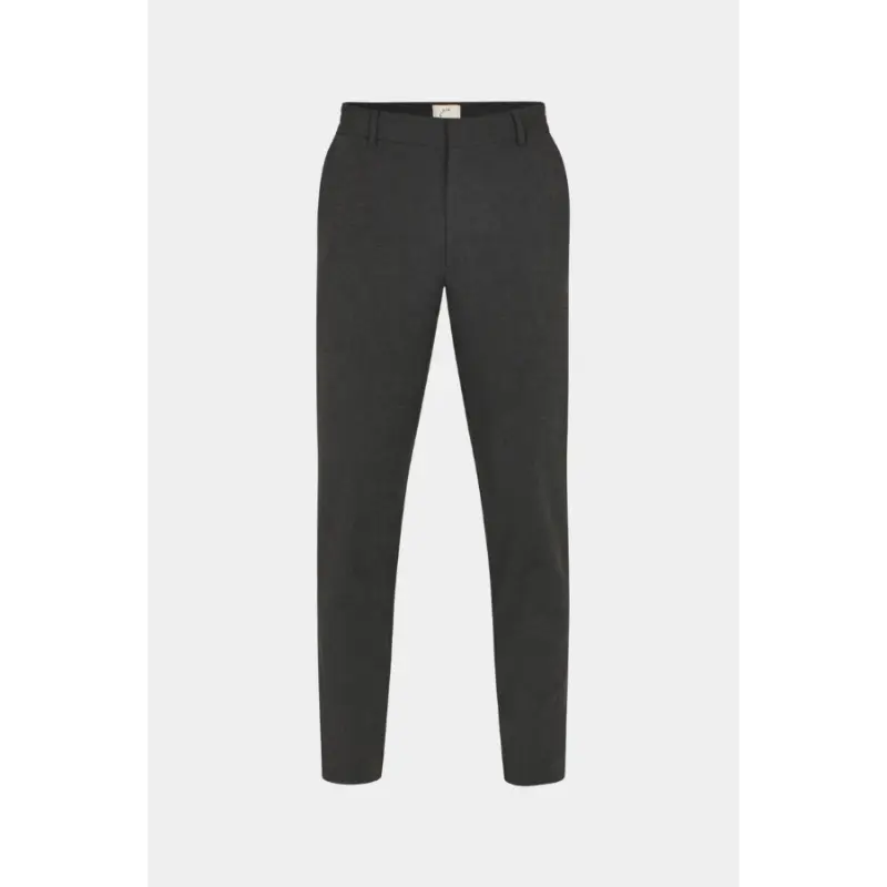 Plain_AW25_31244-black-grey-melange_40654_3 Plain Broek Theo 40654 826 Black Grey Melange