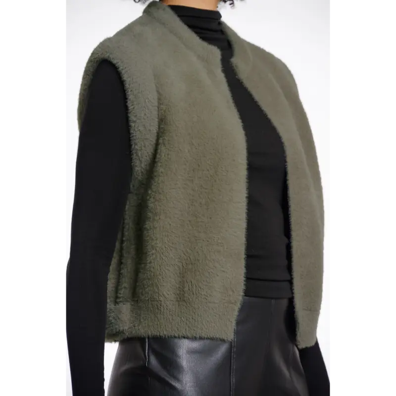 Rino & Pelle Gilet Elona.5002511 10867 Green Ash