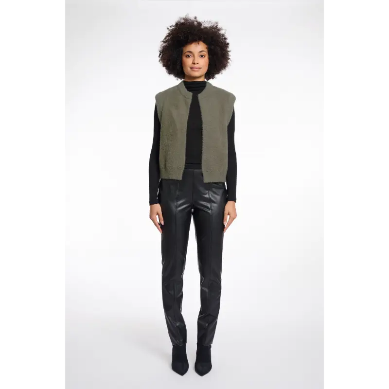 Rino & Pelle Gilet Elona.5002511 10867 Green Ash