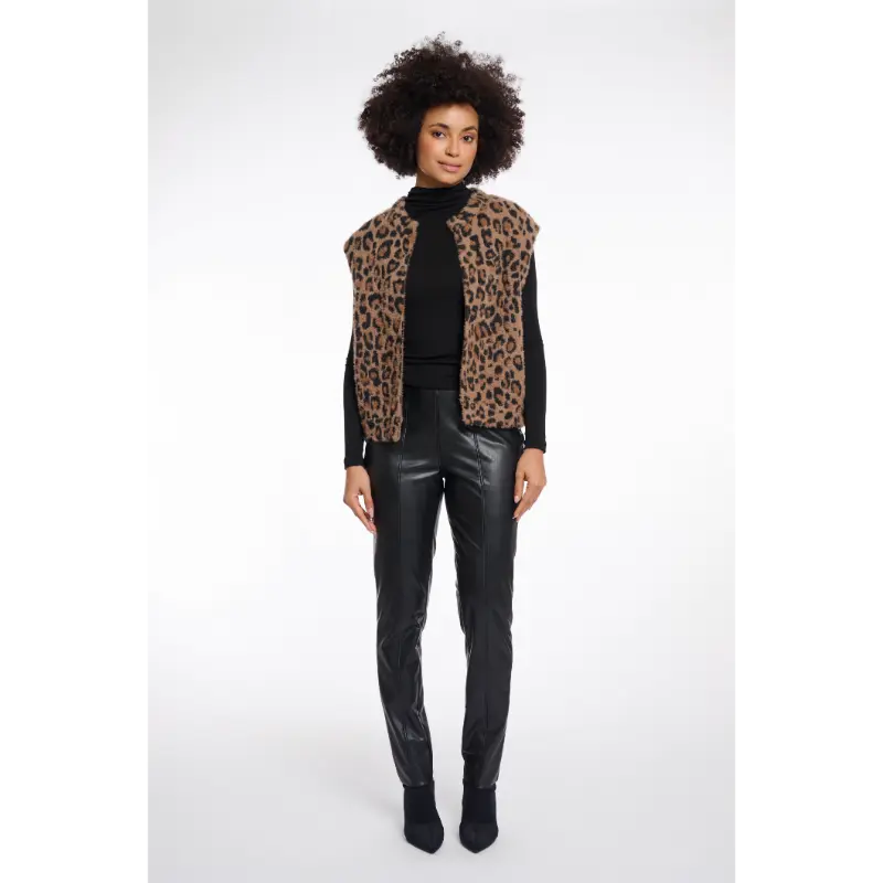 Rino & Pelle Gilet Elona.5012511 8980 Leopard