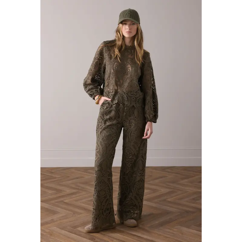 Summum Broek 4s2734-12182 655 Dark Camo Groen