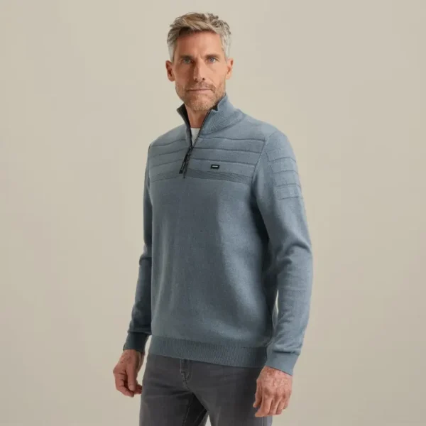 Vanguard Trui Mockneck VKW2509330 5409 Winward Blue