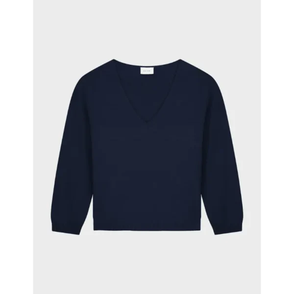 Avec Elan Trui V-Hals 240585 Sis 70001 Mid Night