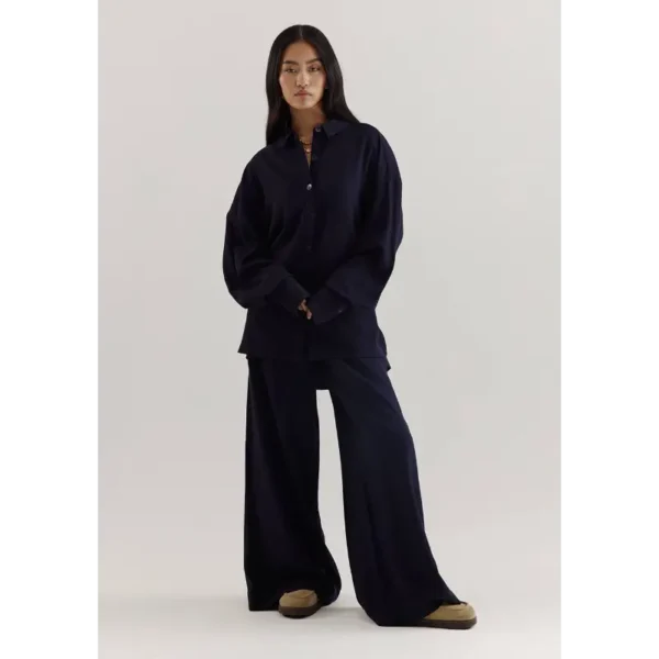 Harper&Yve Broek Meike AW25P102 429 Night Blue