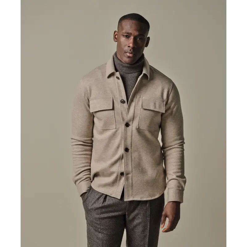 Profuomo Overshirt PPWF30002b Beige