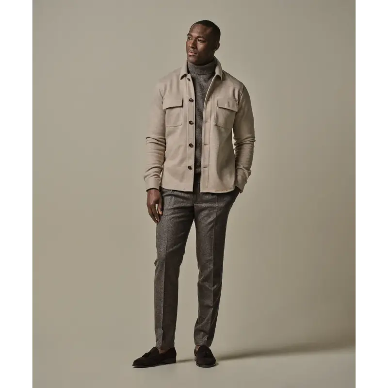 Profuomo Overshirt PPWF30002b Beige