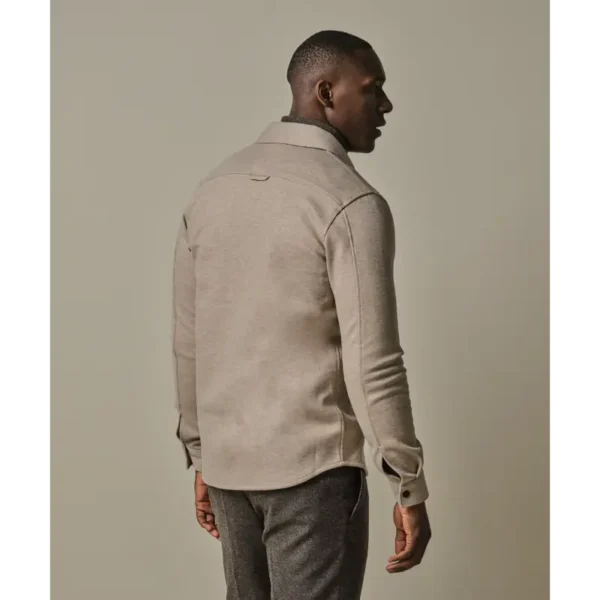 ppwf30002b-4 Profuomo Overshirt PPWF30002b Beige