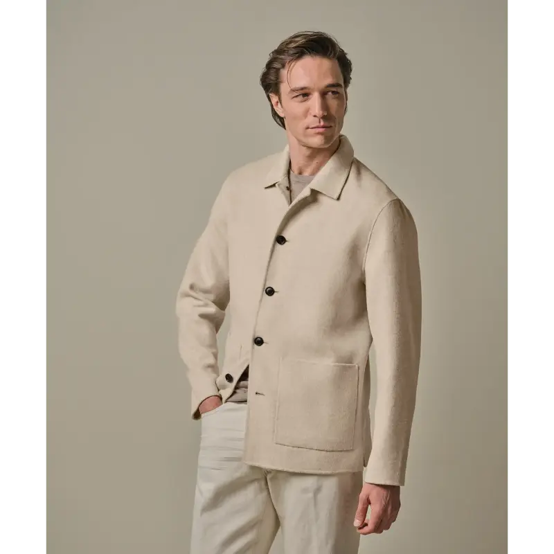 Profuomo Overshirt PPWF30012b F5 Zand
