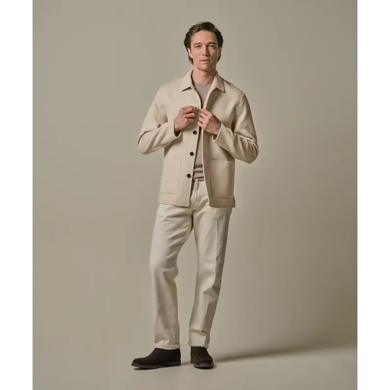 Profuomo Overshirt PPWF30012b F5 Zand