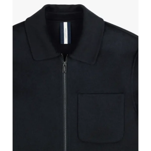 ppwf30013b-5 Profuomo Overshirt PPWF30013b Navy