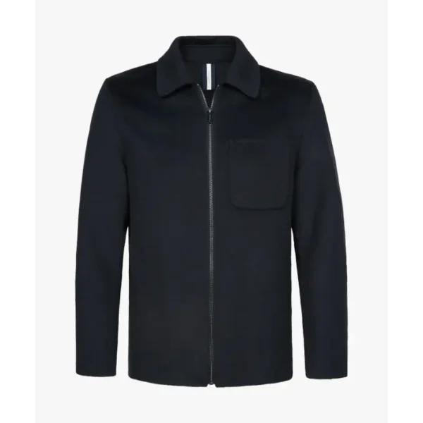 ppwf30013b-7 Profuomo Overshirt PPWF30013b Navy