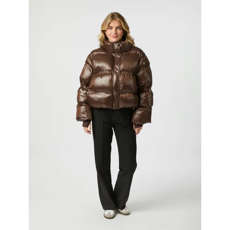 pufferjas-rhea-shiny-bruin_249690-br-7 Neo Noir Jas Rhea 165094 676 Dark Brown