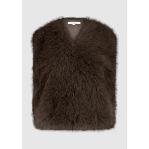 1089-2900-1 Circle of Trust Gilet Giselle w25_38 Mocha