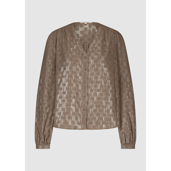 Circle of Trust Blouse Cardi w25_55 Taupe