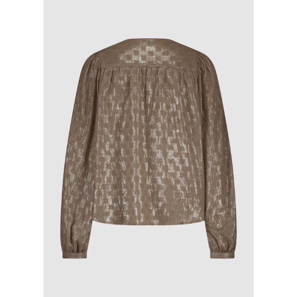 Circle of Trust Blouse Cardi w25_55 Taupe