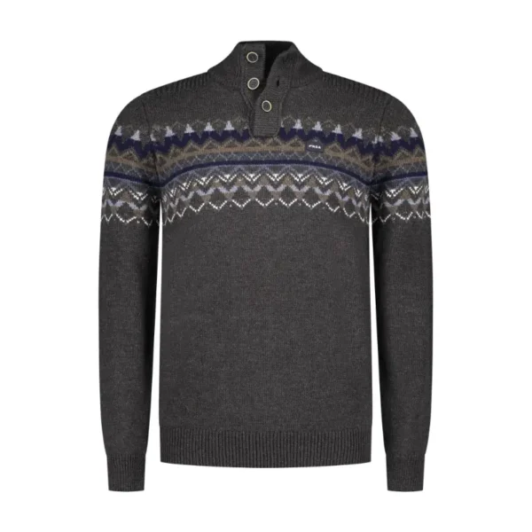 NZA Trui 25KN487 1198 Hazel Melange