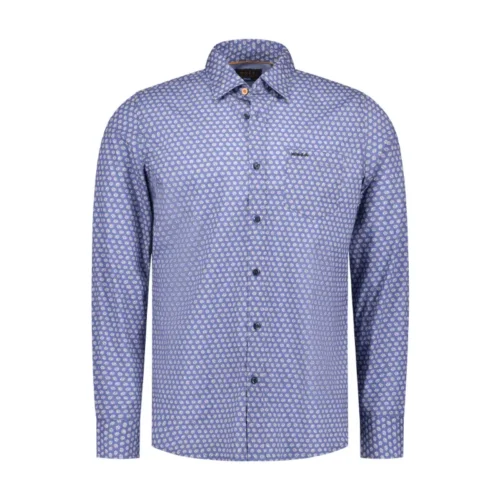 NZA Overhemd 25KN549 2626 River Blue