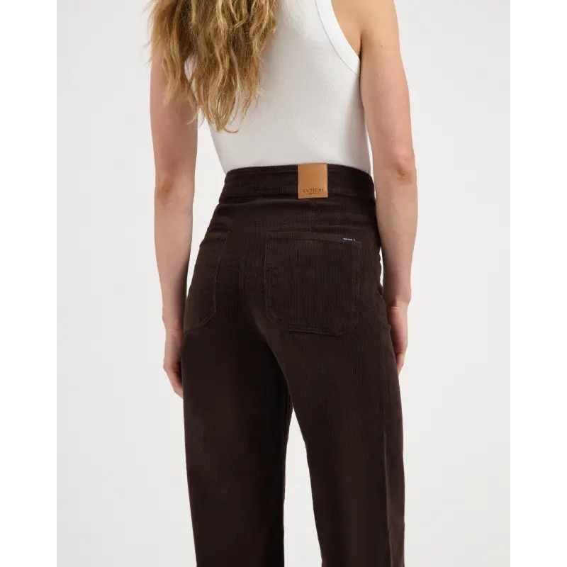 480-378-12 Kuyichi Broek Farrah 25205200 480 Deep Brown