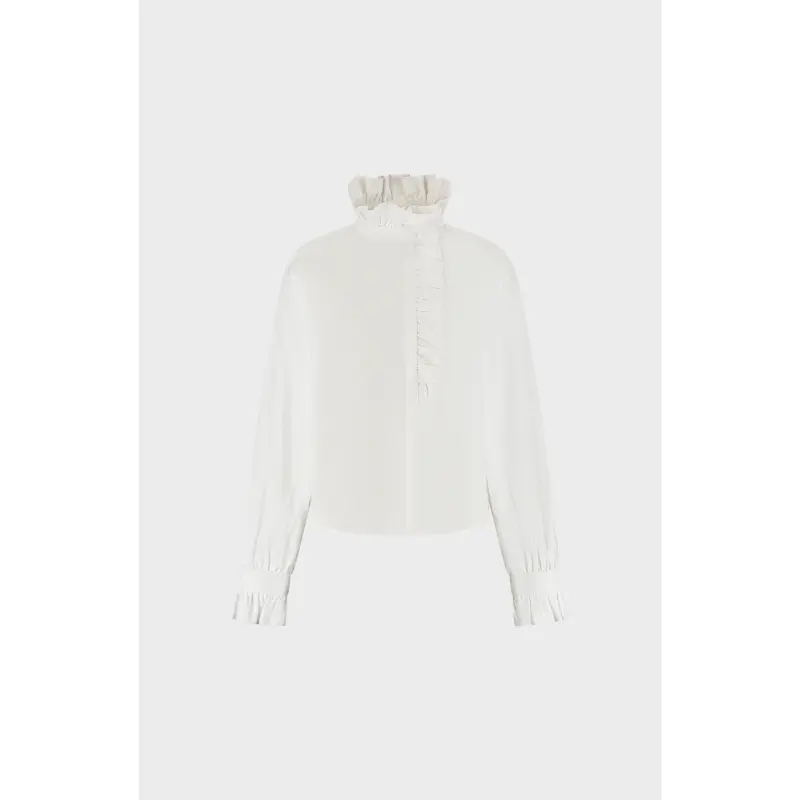 Amaya Amsterdam Blouse Sunny 254-A37 100 White