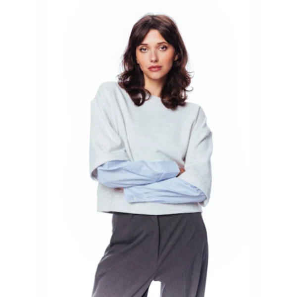 Catwalk-Junk_Fall-2025_151_2503020609_5 Catwalk Junkie Sweater 2503020609 Grey Melange