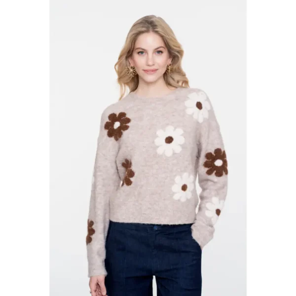 Geisha-Fashi_winter-2025_720_54516-10 Geisha Trui 54516-10 Beige/Bruin Dessin