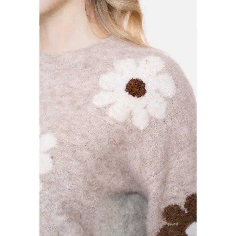 Geisha Trui 54516-10 Beige/Bruin Dessin